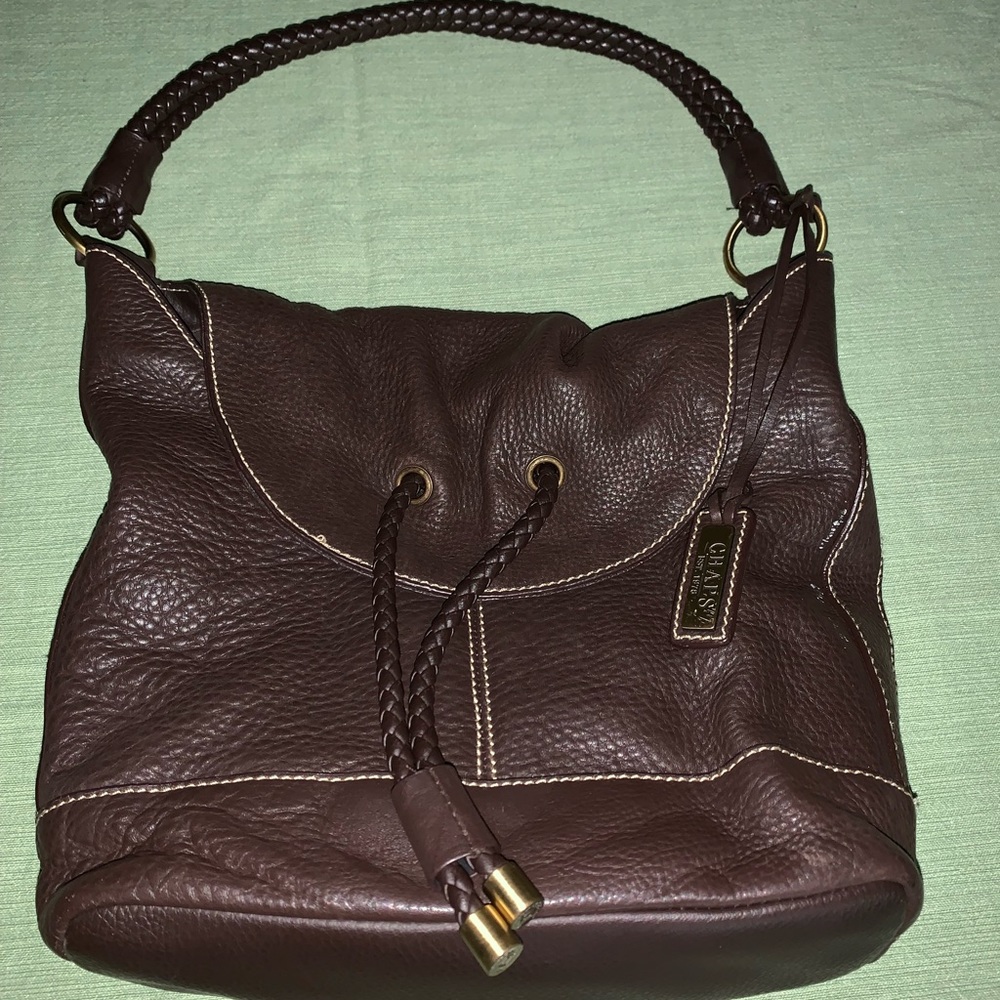 Brown Chaps shoulder hobo bag